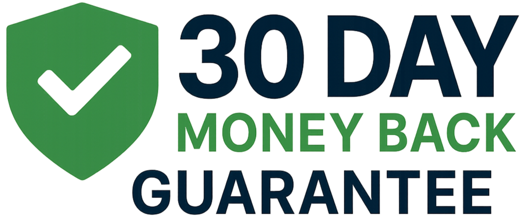 Can you make me an image for a "30 Day Money Back Gurantee"